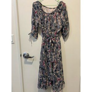 Marn' elle Floral Long Dress
